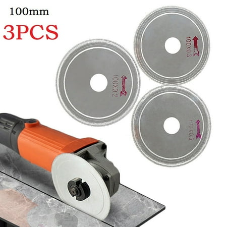 3PCS 4inch Diamond Saw Cutting Disc for Stone Arbor Tools Glass Stone Jewelry