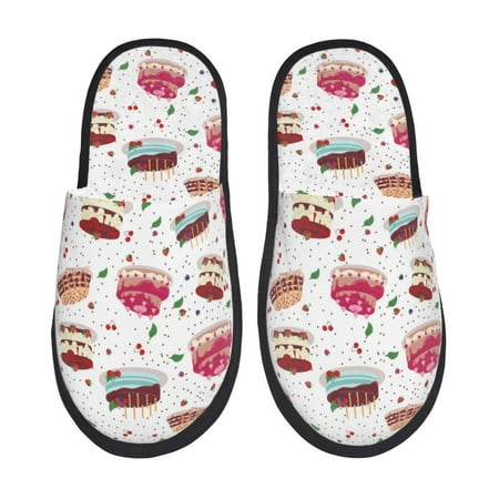 House Slippers for Women Men - Birthday Cake Warm Non-slip Mens Womens Slippers Cozy Slip-on House Shoes Bedroom Outdoor Indoor Slippers for Men
House Slippers for Women Men - Birthday Cake Warm Non-slip Mens Womens Slippers Cozy Slip-on House Shoes Bedroom Outdoor Indoor Slippers for Men
