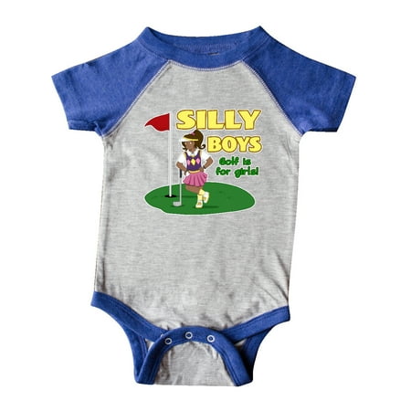 Inktastic Silly Boys Golf is for Girls with Dark Haired Golfer Gift Baby Boy or Baby Girl Bodysuit
Inktastic Silly Boys Golf is for Girls with Dark Haired Golfer Gift Baby Boy or Baby Girl Bodysuit