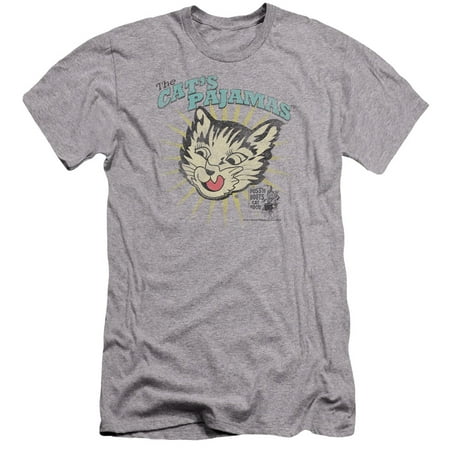 Puss N Boots Cats Pajamas Premium Adult Slim Fit 30/1 T-Shirt Athletic Heather
Puss N Boots Cats Pajamas Premium Adult Slim Fit 30/1 T-Shirt Athletic Heather