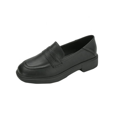 Eloshman Women Flats Slip On Walking Shoes Comfort Loafers Casual Lightweight Square Toe Faux Leather Shoe Anti-Slip Loafer Black 7
Eloshman Women Flats Slip On Walking Shoes Comfort Loafers Casual Lightweight Square Toe Faux Leather Shoe Anti-Slip Loafer Black 7