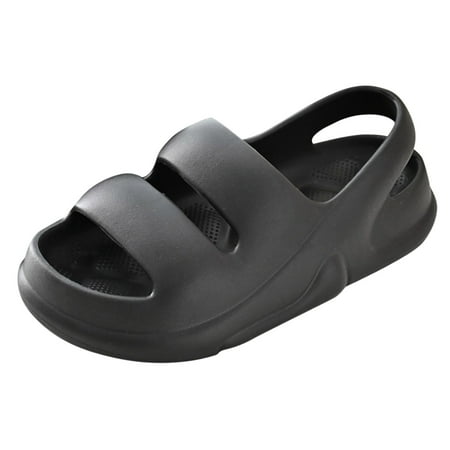 SEMIMAY Fashion All Seasons Men Sandals Flat Soles Thick Soles Non Slip Comfortable Indoor And Outdoor Beach Leisure Style Black
SEMIMAY Fashion All Seasons Men Sandals Flat Soles Thick Soles Non Slip Comfortable Indoor And Outdoor Beach Leisure Style Black