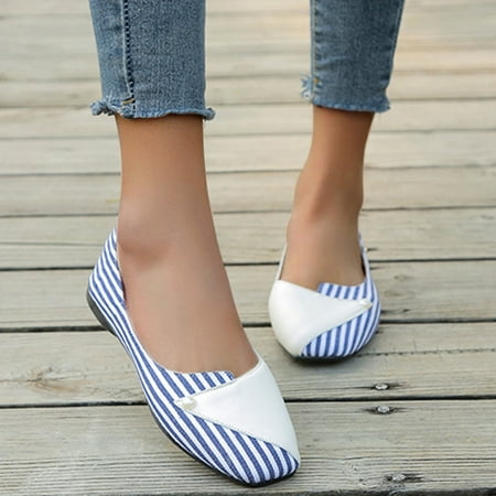 Fashion Spring And Summer Comfortable Casual Flat Pump Women s Shoes With Color Matching Stripes
Fashion Spring And Summer Comfortable Casual Flat Pump Women s Shoes With Color Matching Stripes