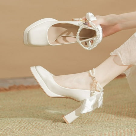 Mary Jane sequined chunky heel square toe platform high heels all-match buckle single-layer shoes for women
Mary Jane sequined chunky heel square toe platform high heels all-match buckle single-layer shoes for women