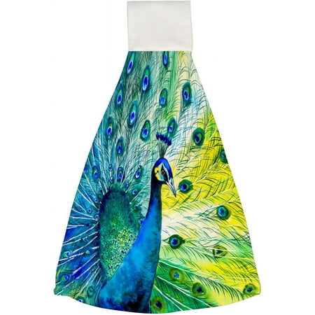 1 Pcs Hanging Towels Dish Towels Colorful Peacock Tail Feathers Absorbent Hand Towels with Hanging Loop Washcloth for Bathroom Kitchen
1 Pcs Hanging Towels Dish Towels Colorful Peacock Tail Feathers Absorbent Hand Towels with Hanging Loop Washcloth for Bathroom Kitchen