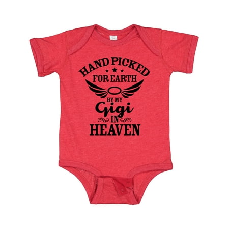 Inktastic Handpicked for Earth by My Gigi in Heaven with Angel Wings Gift Baby Boy or Baby Girl Bodysuit
Inktastic Handpicked for Earth by My Gigi in Heaven with Angel Wings Gift Baby Boy or Baby Girl Bodysuit