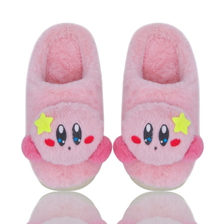 Roffatide Anime Kirby Pink Fuzzy Slippers House Slippers Closed Toe Open Back Foam Slippers with Rubber Sole for Women Girls 7.5-9
Roffatide Anime Kirby Pink Fuzzy Slippers House Slippers Closed Toe Open Back Foam Slippers with Rubber Sole for Women Girls 7.5-9