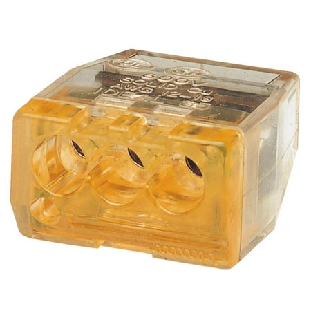 Gardner Bender PushGard 22-12 Ga. Copper Wire Wire Connector 10 pk - Case Of: 1; Each Pack Qty: 10; Total Items Qty: 10