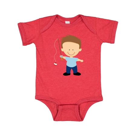 Inktastic Fishing Boy or Dad Gift Baby Boy Bodysuit