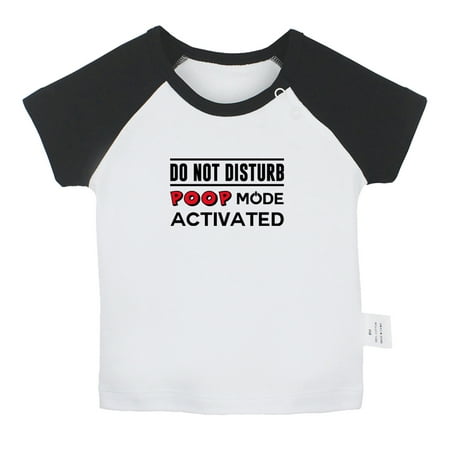 Do Not Disturb Poop Mode Activated Funny T shirt For Baby Newborn Babies T-shirts Infant Tops 0-24M Kids Graphic Tees Clothing (Short Black Raglan T-shirt 6-12 Months)
Do Not Disturb Poop Mode Activated Funny T shirt For Baby Newborn Babies T-shirts Infant Tops 0-24M Kids Graphic Tees Clothing (Short Black Raglan T-shirt 6-12 Months)