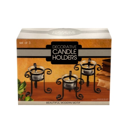 Decorative Modern Candle Holders (Pack Of 2)