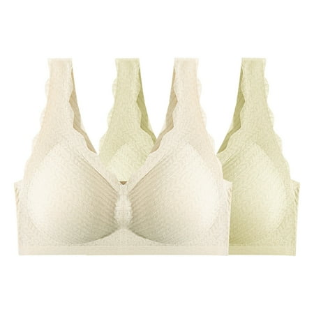 Umitay Women s Extra-expansion Seamless Soft Support Small Chest Gathered Cup charming Bra 2-Pack
Umitay Women s Extra-expansion Seamless Soft Support Small Chest Gathered Cup charming Bra 2-Pack