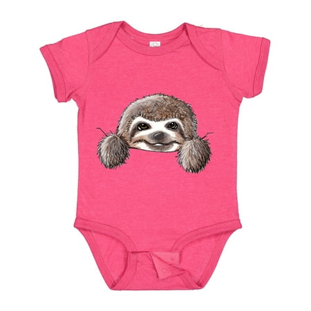 Inktastic KiniArt Sloth Gift Baby Boy or Baby Girl Bodysuit