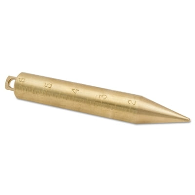 Tank Gauging Plumb Bob 6-3/4 in L Solid Brass SAE | Bundle of 2 Each