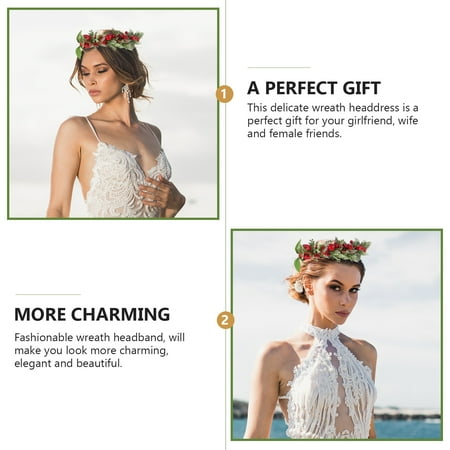 Xmas Garland Headdress 1pc Xmas Garland Headdress Exquisite Headband Xmas Hair Decor Photo Prop
Xmas Garland Headdress 1pc Xmas Garland Headdress Exquisite Headband Xmas Hair Decor Photo Prop