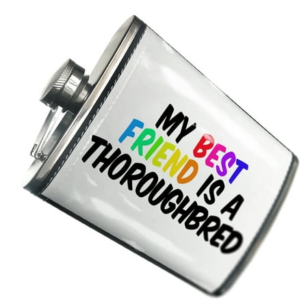 NEONBLOND Flask My best Friend a Thoroughbred Horse