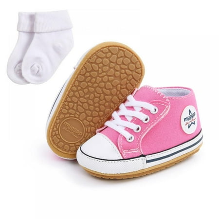 Unisex Baby Boys Girls High Top Sneaker Soft Anti-Slip Sole Newborn Infant First Walkers Canvas Denim Shoes + Socks 0-18Months
Unisex Baby Boys Girls High Top Sneaker Soft Anti-Slip Sole Newborn Infant First Walkers Canvas Denim Shoes + Socks 0-18Months