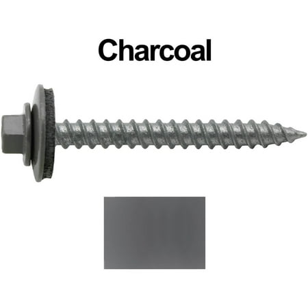 Jake Sales Brand - 12 x 2 ReGrip Sheet Metal Roof Screw ~250 - Hex Head - Sharp Point - 5/8 EPDM Washer - CHARCOAL
Jake Sales Brand - 12 x 2 ReGrip Sheet Metal Roof Screw ~250 - Hex Head - Sharp Point - 5/8 EPDM Washer - CHARCOAL
