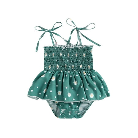 Lamuusaa Baby Girls Summer Casual Sling Rompers Sleeveless Backless Floral Tutu Playsuits
Lamuusaa Baby Girls Summer Casual Sling Rompers Sleeveless Backless Floral Tutu Playsuits