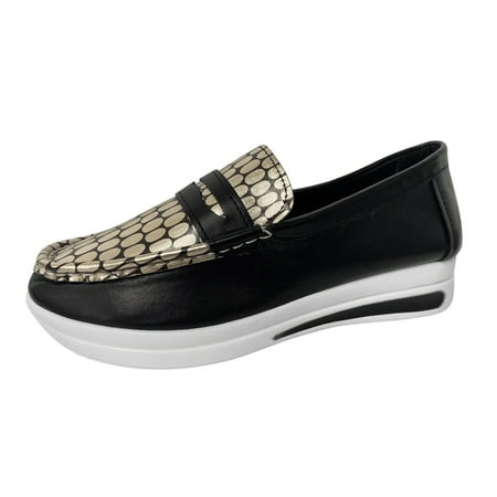 XINSHIDE Shoes Ladies Fashion Leather Round Toe Low Top Overfoot Thick Sole Casual Fashion Shoes
XINSHIDE Shoes Ladies Fashion Leather Round Toe Low Top Overfoot Thick Sole Casual Fashion Shoes