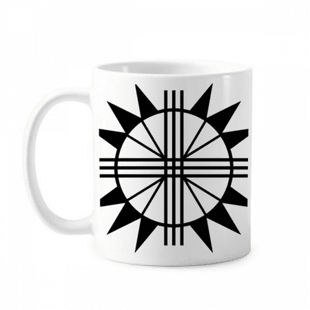 Ancient Egypt Pharaoh Pattern Mug Pottery Cerac Coffee Porcelain Cup Tableware