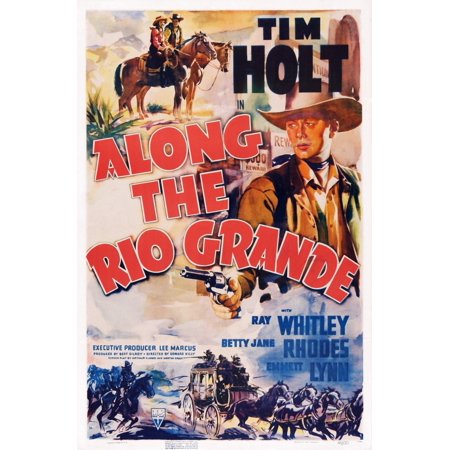 Along The Rio Grande Canvas Art - (24 x 36)