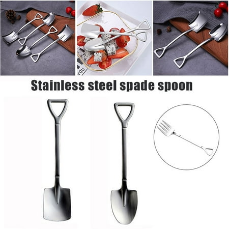 Stainless Steel Shovel Spoon Fork Coffee Dessert Spoons Dining Utensil Scoops Tools Kitchen Gadget
Stainless Steel Shovel Spoon Fork Coffee Dessert Spoons Dining Utensil Scoops Tools Kitchen Gadget