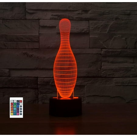 3D Bowling Remote Control 16 Color Night Lights Illusion Acrylic LED Table Bedside Lamp Children Bedroom Desk Decor Birthday Gifts Toy for Kids
3D Bowling Remote Control 16 Color Night Lights Illusion Acrylic LED Table Bedside Lamp Children Bedroom Desk Decor Birthday Gifts Toy for Kids