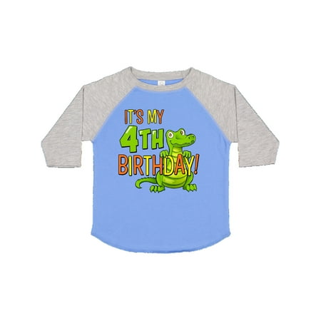 Inktastic It s My 4th Birthday with Cute Green Alligator Gift Toddler Boy or Toddler Girl T-Shirt
Inktastic It s My 4th Birthday with Cute Green Alligator Gift Toddler Boy or Toddler Girl T-Shirt
