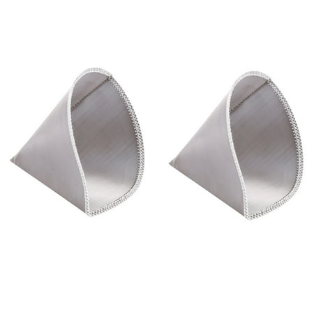 2X Reusable Pour over Coffee Filter Mesh Paperless Coffee Filte Cone Filter 3 To 4 Cup Coffee Drip Filter
2X Reusable Pour over Coffee Filter Mesh Paperless Coffee Filte Cone Filter 3 To 4 Cup Coffee Drip Filter