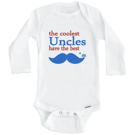 The Coolest Uncles Have The Best Mustaches Baby Bodysuit - Funny Baby Bodysuit (Long Sleeve)
The Coolest Uncles Have The Best Mustaches Baby Bodysuit - Funny Baby Bodysuit (Long Sleeve)
