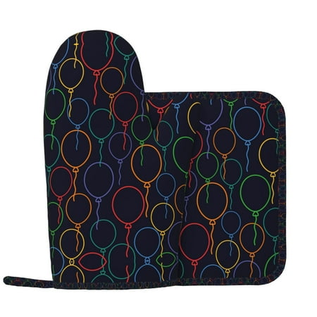 Colorful Balloons Oven Mitts and Pot Holders Sets Heat Resistant Silicone Oven Mitts Pot Holders for Kitchen Cooking Baking Non-Slip Oven Gloves Hot Pads Potholders
Colorful Balloons Oven Mitts and Pot Holders Sets Heat Resistant Silicone Oven Mitts Pot Holders for Kitchen Cooking Baking Non-Slip Oven Gloves Hot Pads Potholders