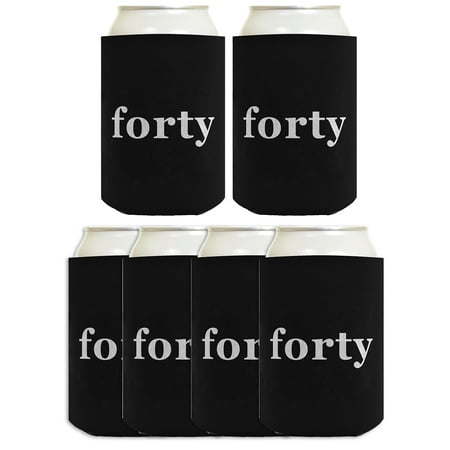 ThisWear 40th Birthday Gifts for All Forty Party Favor 6 Pack Can Coolie Drink Coolers Coolies Black 
ThisWear 40th Birthday Gifts for All Forty Party Favor 6 Pack Can Coolie Drink Coolers Coolies Black
