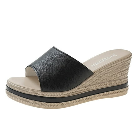 Mackneog Cowhide Woven Sole Platform Wedge Resort Sandals Thick Soled Wedges Casual Shoes Gift on Clearance
Mackneog Cowhide Woven Sole Platform Wedge Resort Sandals Thick Soled Wedges Casual Shoes Gift on Clearance