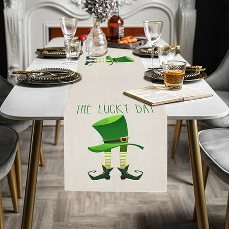 Chiccall Table Runner Tablecloth St. Patrick s Day Print 13 X 70 Inch For St. Patrick s Day Table Decorations on Clearance
Chiccall Table Runner Tablecloth St. Patrick s Day Print 13 X 70 Inch For St. Patrick s Day Table Decorations on Clearance