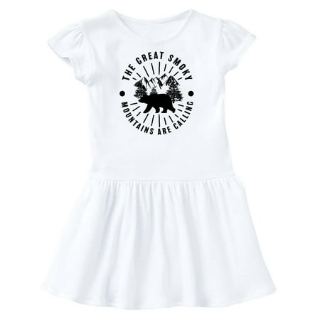 Inktastic The Great Smoky Mountains Are Calling Gift Toddler Girl Dress