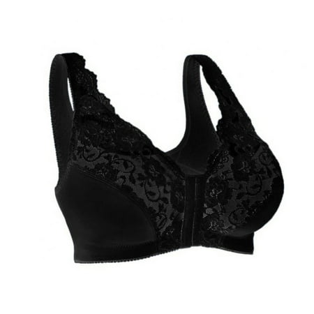 Baywell Women s Front Buckle Sports Bra Oversized Underwear Front Buckle Vest Lace Bra Bra Black S
Baywell Women s Front Buckle Sports Bra Oversized Underwear Front Buckle Vest Lace Bra Bra Black S