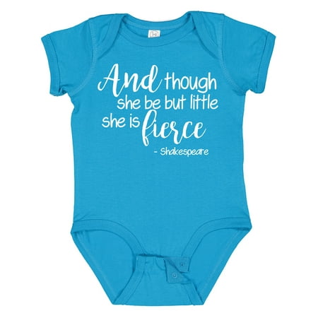 Inktastic Though She Be but Little She is Fierce Quote Shakespeare Gift Baby Girl Bodysuit
Inktastic Though She Be but Little She is Fierce Quote Shakespeare Gift Baby Girl Bodysuit