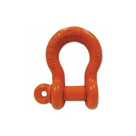 CM Columbus McKinnon Screw Pin Anchor Shackles 1 in Bail Size 21 Tons Orange Paint - 1 EA (490-M654P)
CM Columbus McKinnon Screw Pin Anchor Shackles 1 in Bail Size 21 Tons Orange Paint - 1 EA (490-M654P)