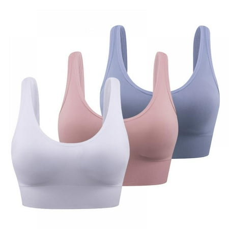 Xmarks Quick Dry Sports Bras for Women - Shockproof Ultra-Soft Breathable Athletic Crop Top Wirefree Comfort Padded Fitness Running Vest Bras(4-Packs)
Xmarks Quick Dry Sports Bras for Women - Shockproof Ultra-Soft Breathable Athletic Crop Top Wirefree Comfort Padded Fitness Running Vest Bras(4-Packs)