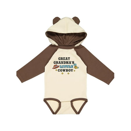 Inktastic Great Grandmas Little Cowboy with Cowboy Hat and Boots Gift Baby Boy Long Sleeve Bodysuit
Inktastic Great Grandmas Little Cowboy with Cowboy Hat and Boots Gift Baby Boy Long Sleeve Bodysuit