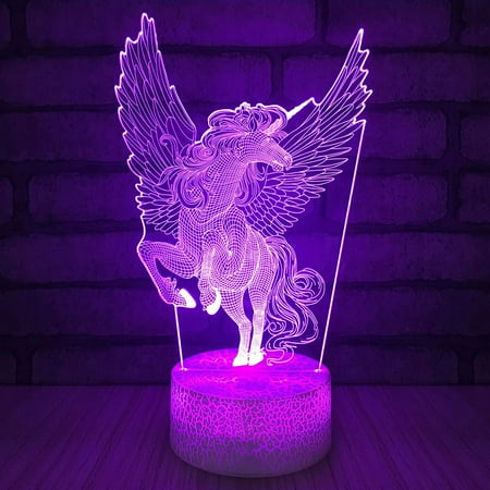 DYstyle 3D Unicorn illusions Night Light Table Stand Lamp Remote Touch Control Colour Changing For Kids Xmas Gift Home Decor
DYstyle 3D Unicorn illusions Night Light Table Stand Lamp Remote Touch Control Colour Changing For Kids Xmas Gift Home Decor