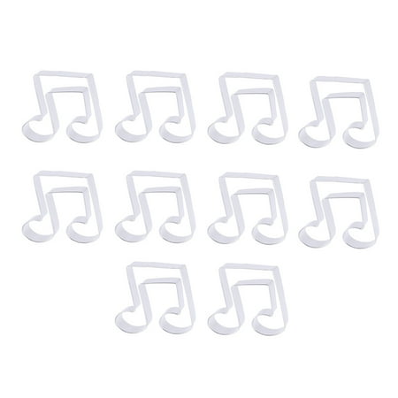 HEMOTON 10pcs Stainless Steel Cookie Cutter Musical Note Shape Design Baking Tool Silver
HEMOTON 10pcs Stainless Steel Cookie Cutter Musical Note Shape Design Baking Tool Silver