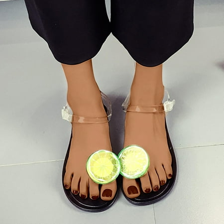 AXXD Black Sandals for Women Summer Flip Toe Sandals Transparent Fruit Shoes Flat Bottomed
AXXD Black Sandals for Women Summer Flip Toe Sandals Transparent Fruit Shoes Flat Bottomed