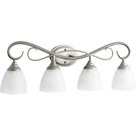 Bathroom Vanity 4 Light With Classic Nickel Finish Faux Alabaster Shade Medium Base 32 inch 400 Watts
Bathroom Vanity 4 Light With Classic Nickel Finish Faux Alabaster Shade Medium Base 32 inch 400 Watts
