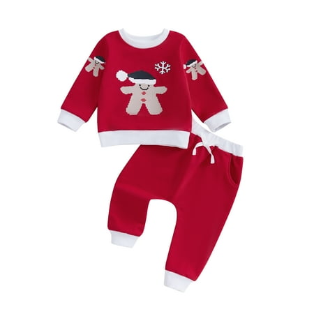 Bangyeer Toddler Baby Girl Boy 2Pcs Christmas Outfits Long Sleeve Sweatshirt Pullover Pants Set 2PCS Clothes
Bangyeer Toddler Baby Girl Boy 2Pcs Christmas Outfits Long Sleeve Sweatshirt Pullover Pants Set 2PCS Clothes