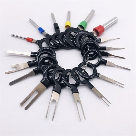 26Pcs Car Terminal Removal Electrical Wiring Crimp Connector Pin Extractor Kit
26Pcs Car Terminal Removal Electrical Wiring Crimp Connector Pin Extractor Kit