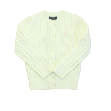 Pre-owned Ralph Lauren Girls Ivory Cardigan size: 3T