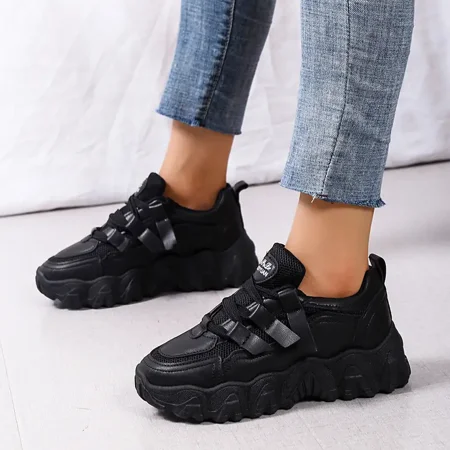 Women‘s Letter Patch Decor Mesh Panel Lace-up Front Chunky Sneakers Breathable Mesh Lace-Up Running Shoes Casual & Stylish Shoes Women‘s Footwear
Women‘s Letter Patch Decor Mesh Panel Lace-up Front Chunky Sneakers Breathable Mesh Lace-Up Running Shoes Casual & Stylish Shoes Women‘s Footwear