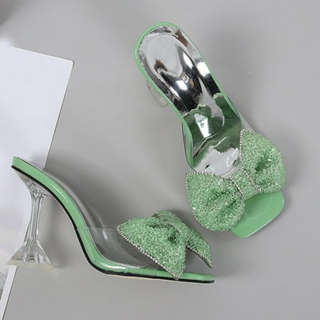 Cathalem Sandals for Women Thong with Strap Fish Mouth Shoes Wear Square Head Glass Glue Drill Flip Flops Sandals Women Rubber Green 8.50
Cathalem Sandals for Women Thong with Strap Fish Mouth Shoes Wear Square Head Glass Glue Drill Flip Flops Sandals Women Rubber Green 8.50